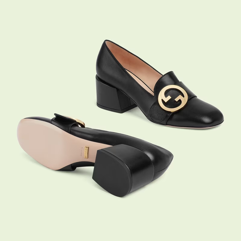 GUCCI BLONDIE WOMEN'S MID-HEEL PUMP